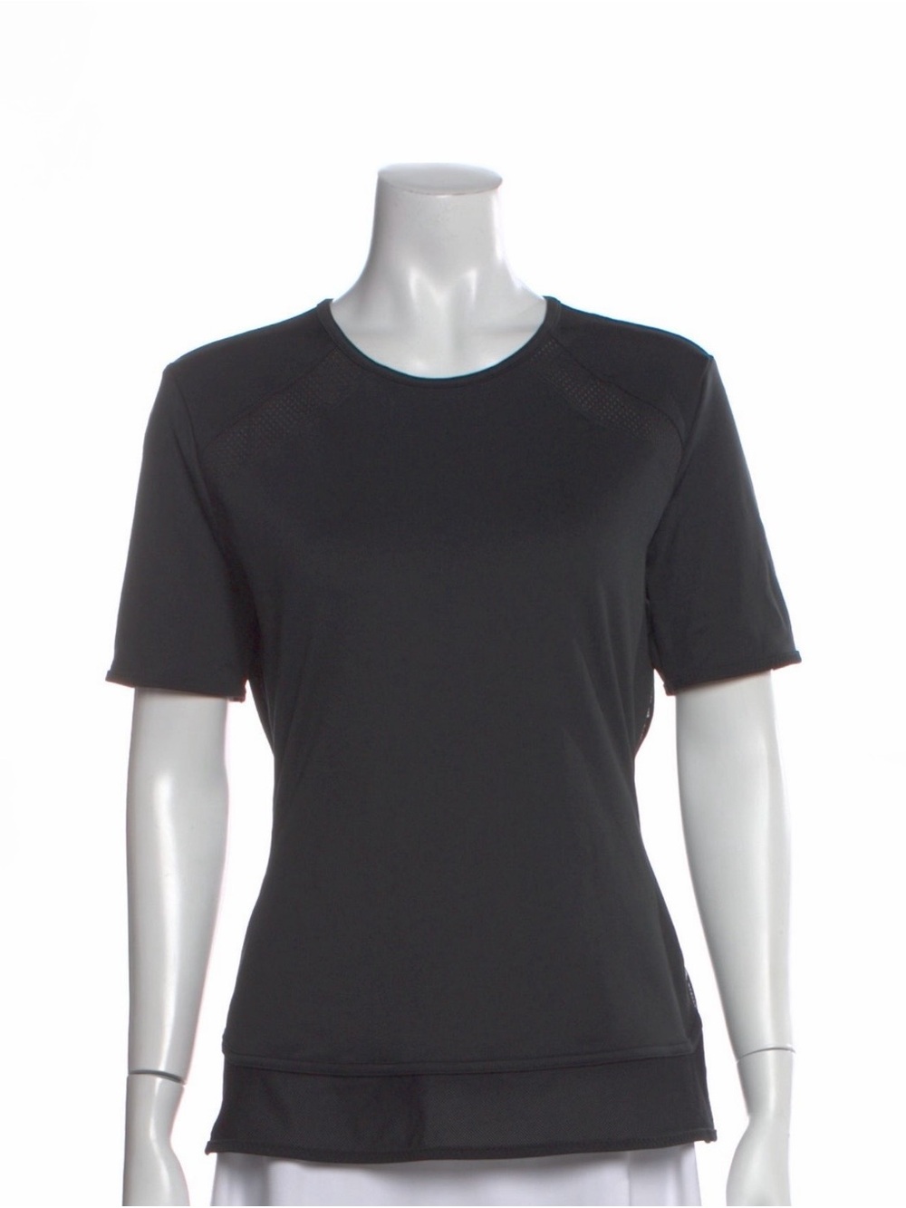Adidas by Stella McCartney Black Short-Sleeve Performance Top L NWT